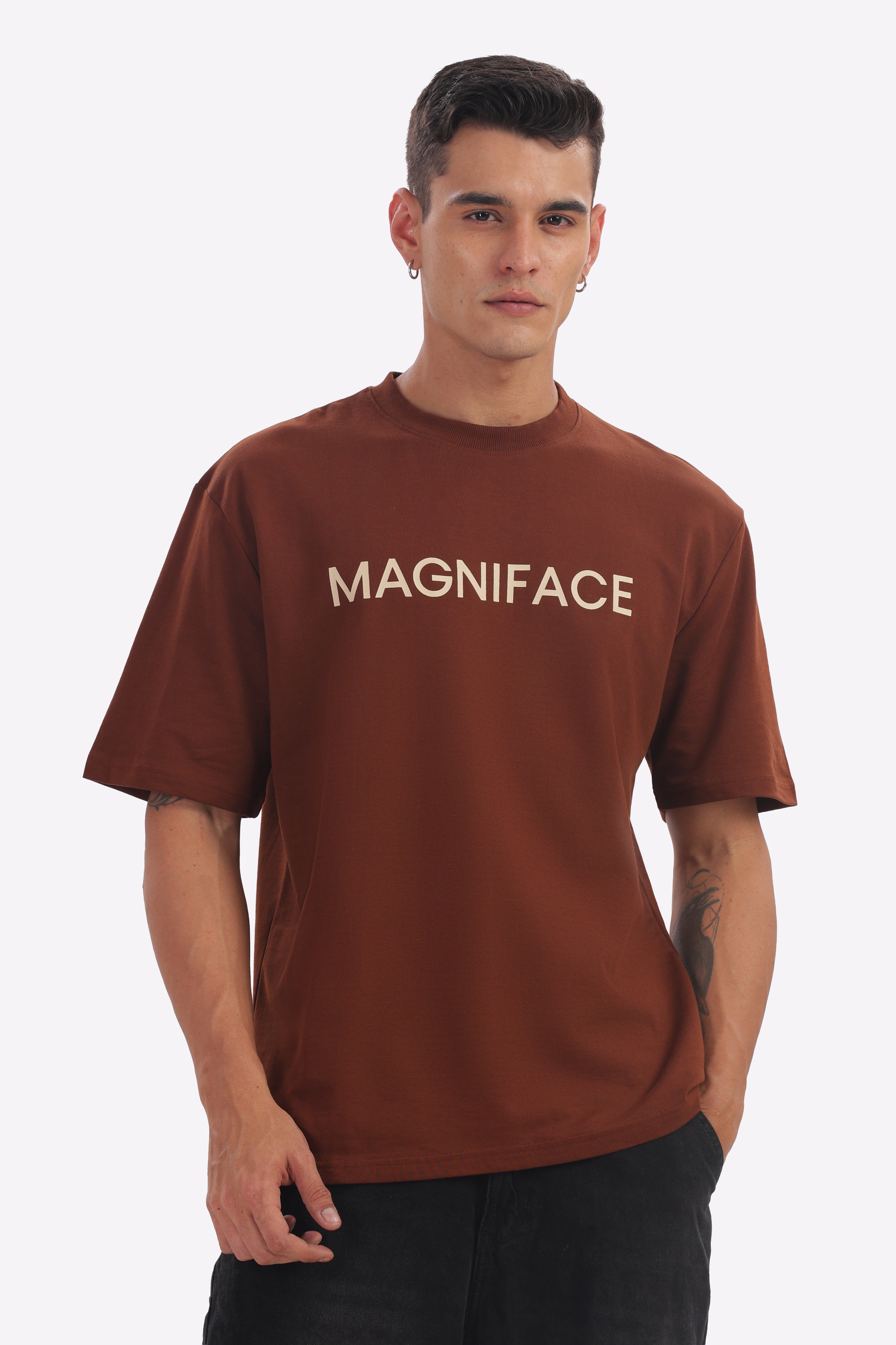 Magniface Dual Nature Oversized T-Shirt